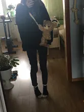 NOENNAME_NULL-oso sonriente para chicas, muñeca de felpa suave, bolso de mano de Lolita, bolso de hombro de Animal