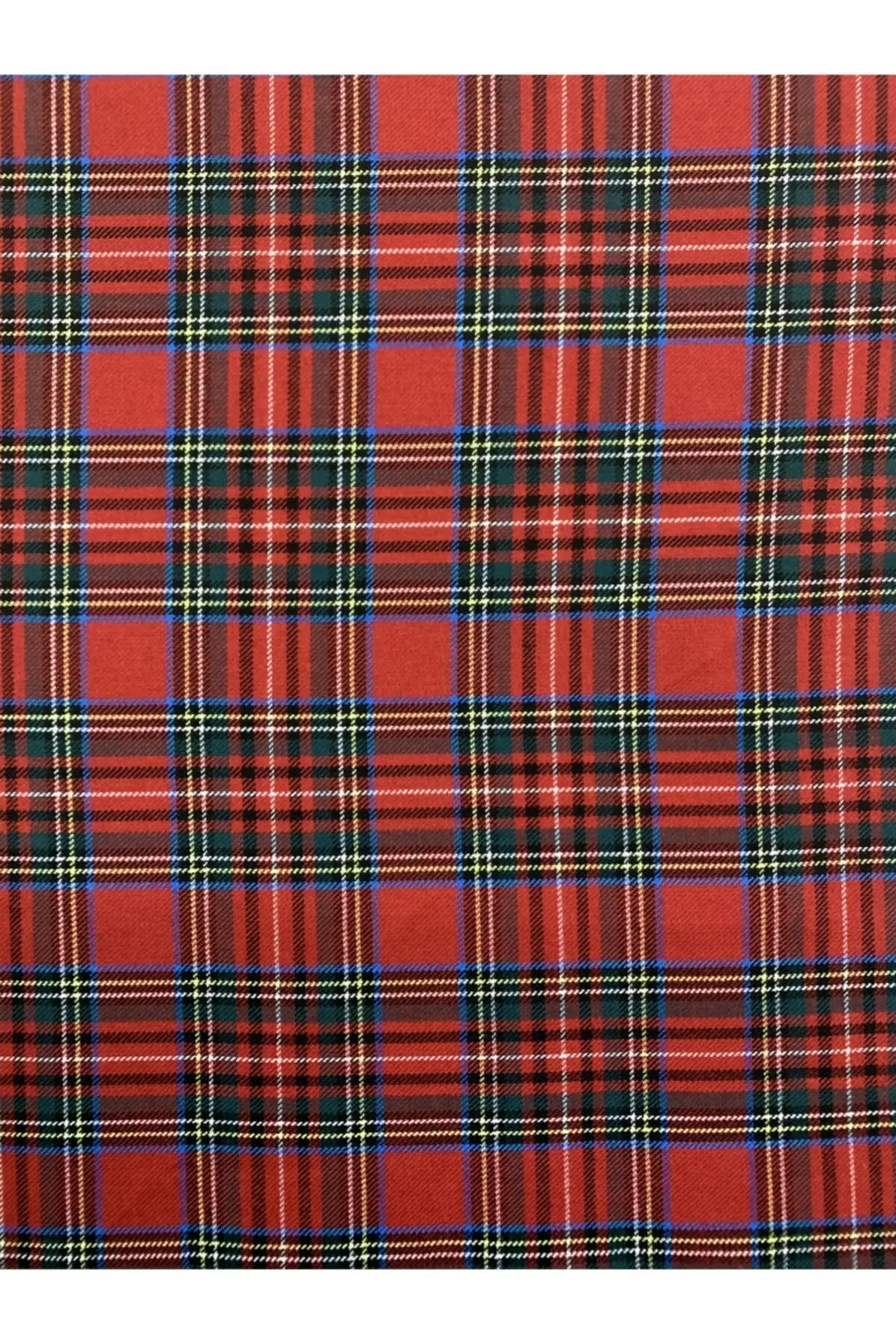 

3706-1 100cmx150cm Ecossaise Plaid Fabric High Christmas Tartan Scottish Polyester Viscose Cotton Twill Pleated Skirt Shirt