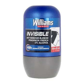 Roll-On Deodorant Invisible Williams (75 ml)
Roll-On Deodorant Invisible Williams (75 ml)