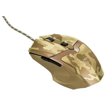 Gaming Mouse trust gaming gxt 101d gav desert camo - 600-4800ppp - 6 buttons-braided cord 1.8m
Gaming Mouse trust gaming gxt 101d gav desert camo - 600-4800ppp - 6 buttons-braided cord 1.8m