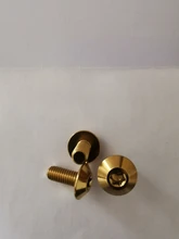 Tornillo de cabeza Torx para bicicleta y motocicleta, 1 Uds., titanio Ti M6 X 12 15 20 25 y M5 X 12 15 20 25mm