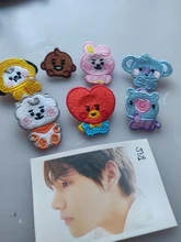 Nueva Kpop coreano Bangtan niños de dibujos animados Koala tela broches para las mujeres de arte vestidos de ropa con gorro decorar Pin 3,3 CM