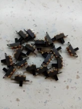 Hot 20pcs 5V 0.3A Mini Size Black SPDT Slide Switch for Small DIY Power