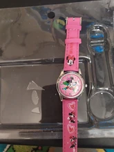 Los nuevos niños de dibujos animados cartera reloj Spiderman Mickey Minnie relojes estudiantes regalos de cumpleaños de cuarzo de cuero reloj