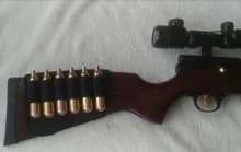 Bolsas de nailon de neopreno para pistola, accesorios para pistola, botones, calibre 12, soporte para cartuchos de munición, elástico para caza, tiro, ELUANSHI