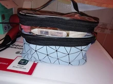 Bolsa de maquillaje transparente multifunción para viaje, organizador de artículos de tocador con diamantes de moda, resistente al agua, almacenamiento de maquillaje para mujer