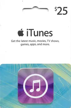 

Cadeau de 25 $ US Apple ITunes cards | App Store code Clé | American USA | iPhone etc..