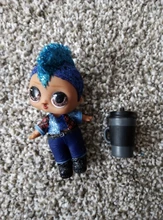 L O L ¡Sorpresa! Juego de muñeca brillante con ropa y zapatos para niño, juguete Punk, edición limitada