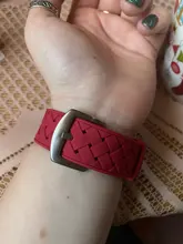 Correa de silicona para Apple watch 6, 44mm, 40mm, serie 5, 4, 3, 2 SE, accesorios, correa de Patrón de tejido, pulsera iWatch de 42mm y 38mm