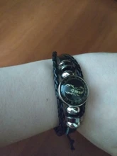 Brazalete con constelación de Escorpio, Sagitario, capricornio, acuario, cuerda negra, botón de cuero, pulsera, joyería del zodiaco para regalo, 12 Uds.