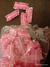 Cubierta desechable para la oreja, protección para la oreja, tinte para el cabello, gorro de protección, accesorios de estilismo de Color, paquete de 100 unidades