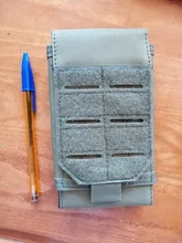 Bolsa militar Molle láser para teléfono móvil, funda cartuchera táctica para teléfono móvil, accesorios de cintura, bolsa para acampada al aire libre, novedad