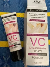 Pretty Cowry VC crema axilas blanqueador axilas codo rodilla oscurecimiento