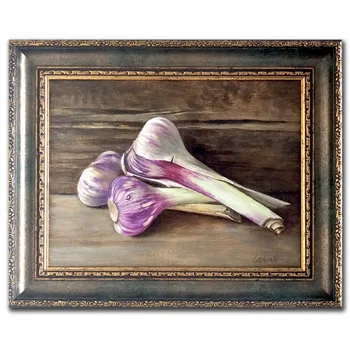 Original author's photorealism painting oil on canvas - Garlic - Miniature 18х24 см.
Original author's photorealism painting oil on canvas - Garlic - Miniature 18х24 см.