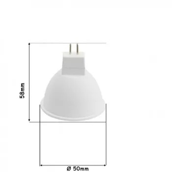 LED BULB GU5.3 MR16 12V 5W COLD WHITE 
LED BULB GU5.3 MR16 12V 5W COLD WHITE