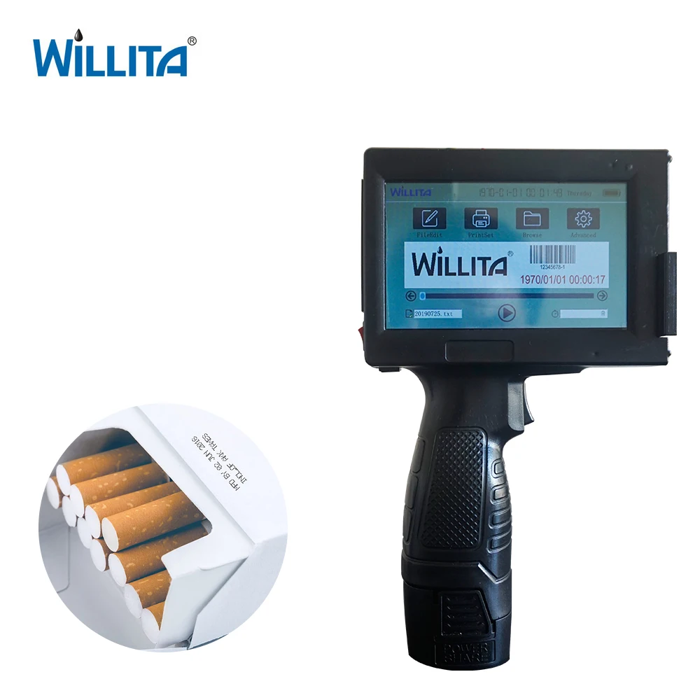 automatic date code printing machine hand jet printer portable inkjet printer for all materials
automatic date code printing machine hand jet printer portable inkjet printer for all materials