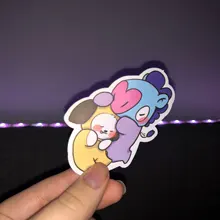 Nueva Kpop coreano Bangtan niños de dibujos animados Koala tela broches para las mujeres de arte vestidos de ropa con gorro decorar Pin 3,3 CM