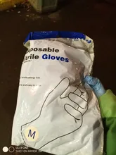 100 unids/lote guantes de nitrilo GMG comida azul grado impermeable alergia libre cocina mecánico laboratorio resistente al aceite SyntheticNitrile