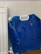 Bolsa de agua portátil para exteriores, grande, plegable, para coche, almacenamiento de agua de emergencia, Camping y senderismo, 5L, 10L