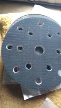Almohadilla de interfaz de esponja suave de 8 agujeros para lijado, discos de lijado de gancho y bucle para pulido de superficie irregular, 5 pulgadas (125mm), 2 uds.