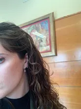 ROXI 1PC 26 letras en inglés de oreja Piercing pendiente de Plata de Ley 925 inicial oído hebilla pendientes de aro para la joyería de las mujeres