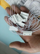 Sensor de ventana de puerta con cable ABS, 5 par/lote MC-38, interruptor magnético, Detector de sistema de alarma de casa, protección familiar, color blanco