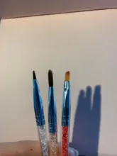 Juego de pinceles para manicura profesional, pinceles para pintura acrílica de diamantes de imitación, Kit de esmalte de Gel UV, gradiente de forro de uñas