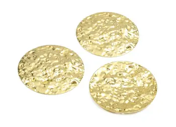 Brass Round Charms - Raw Brass Wavy Round Earrings and Pendant - Brass Round Necklace - 6Pcs/Lot - 40.19x40.19x2.79mm - PP2671
Brass Round Charms - Raw Brass Wavy Round Earrings and Pendant - Brass Round Necklace - 6Pcs/Lot - 40.19x40.19x2.79mm - PP2671