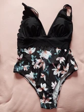 Bañador Tropical de una pieza para mujer, traje de baño para playa, mayo Bohe, 2021 hojas, XXL