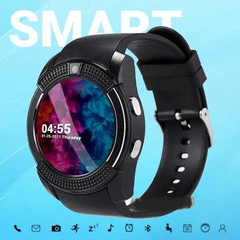 Smart watch women, smart watch men with SIM card fitness bracelet not huavei not Xiomi, model V-8
Smart watch women, smart watch men with SIM card fitness bracelet not huavei not Xiomi, model V-8