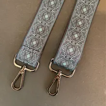 HJKL-Correa de nailon/algodón para bolso de mujer, accesorios de bandolera de hombro, correas de regalo bordadas ajustables