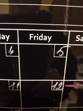 Pizarra negra magnética semanal, planificador mensual, calendario, nevera, borrable, notas, mensajes, escritura, borrado en seco, tablero de puerta, pegatina de pared para niños