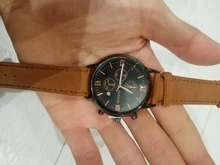 Pulsera de cuarzo para hombre, reloj deportivo masculino en material de acero inoxidable, con correa de cuero, estilo de negocios, a la moda, 2020