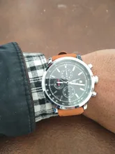 BENYAR-reloj deportivo de lujo para hombre, cronógrafo de cuero, resistente al agua, de pulsera, militar, de cuarzo, saat