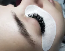 LAKANAKU 16 filas clásico pestañas individuales de seda extensiones de pestañas de vizón extensión volumen 8-18MM maquillaje profesional de pestañas