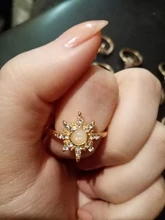 Tocona, 17 unids/set de lujo de cristal claro piedra conjuntos de anillos de boda para hombres y mujeres de la gota de agua flores el sol Geoemtric de joyería 8920