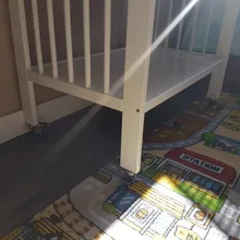 4 Uds muebles ruedas suave giratorio de goma rueda bastante de ruedas para Carro de bebé ruedas para cama hogar accesorio