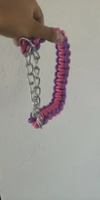 Collar de Color mejorado de alta calidad para perros grandes, Pastor Alemán, cadena P, ajustable, para perros medianos y grandes