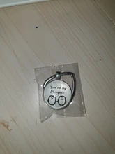 You Are My Penguin-Colgante de cúpula de cristal en forma de corazón, llavero, bricolaje, amantes de la joyería, regalo de cumpleaños