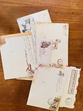 Lote de 12 unidades de sobres de papel Kraft clásico, Mini sobres de Estilo Vintage europeo para tarjetas, regalo para álbumes de recortes