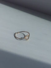 Anillos ajustables minimalistas para mujer y niña, sortija de boda en forma de corazón de Color rosa dorado y plateado, amor anillo dedo para mejor amiga