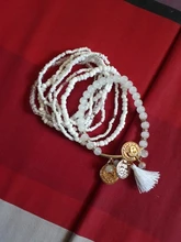 Conjunto de pulseras elásticas multicapa para mujer, joyería Bohemia, brazaletes con borla, moneda de oro, encanto de cuentas de cristal, regalo para mujer