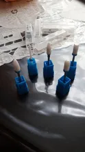 Juego de brocas de carburo de cerámica para uñas, cortador de fresado para aparatos de manicura, limas de uñas, herramientas para uñas de Gel, 5/6/7 Uds.