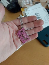 1PC de moda de aleación película matar a Bill de la serie PUSSY WAGON llavero carta colgantes accesorios para mujeres hombres regalo