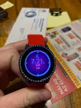 Funda protectora de plástico para Samsung Galaxy Watch Active 2 1, carcasa de 40mm, 44mm, accesorios de parachoques de diamante Delgado ligero