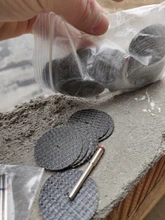 CMCP-disco de corte abrasivo de 32mm, con mandriles para accesorios Dremel, herramienta rotativa de corte de Metal, hoja de sierra, 54 Uds.