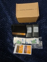 CACAZI-timbre inalámbrico a prueba de agua, luz LED remota de 300m, receptor de botón de batería, timbre inalámbrico de 52 campanas, 4 campanas de volumen