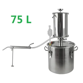 75L DIY Home Distiller Alcohol Stainless Water Wine Brewing Kit With Thermometer and Secondary Cooling
75L DIY Home Distiller Alcohol Stainless Water Wine Brewing Kit With Thermometer and Secondary Cooling