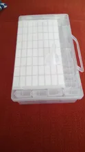 Caja de almacenamiento de accesorios para herramientas de pintura de diamantes, contenedor de cuentas, mosaico de piedras de bordado de diamantes, caja de conveniencia, 64 cajas
