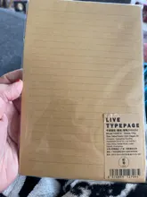 Papel Kraft clásico para escritura de letras, papelería creativa romántica, papel de embalaje de pintura, A4/B5/A5, 50 hojas